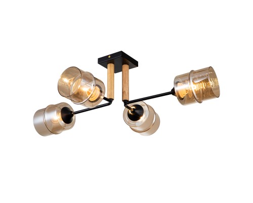 Потолочный светильник Escada 699/4P E27*60W Black