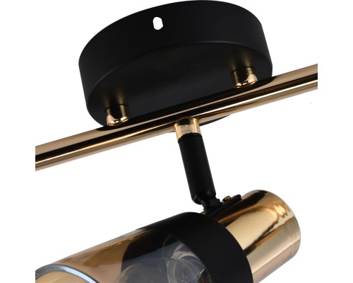 Настенно-потолочный свет Escada 684/3P E14*40W Black/Gold