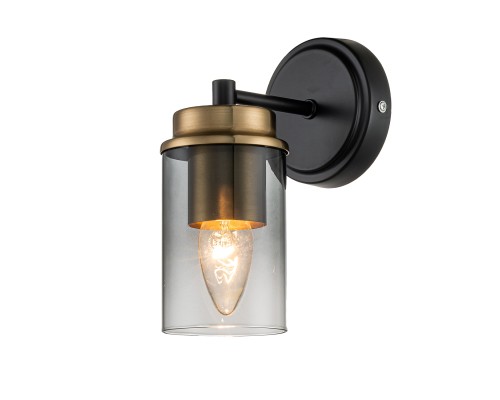 Настенный светильник Escada 2118/1A E14*40W Black/Brass