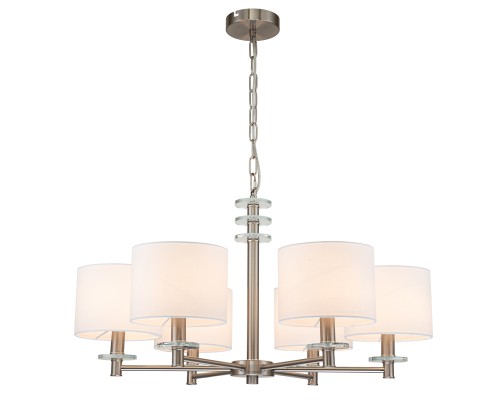 Подвесной светильник Escada 641/6PL E14*60W Satin nickel