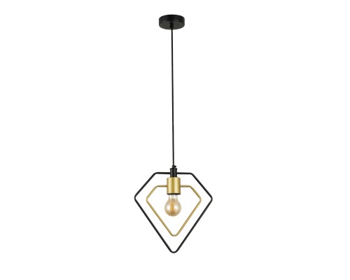 Подвесной светильник Escada 1164/1S E27*40W Black/Gold