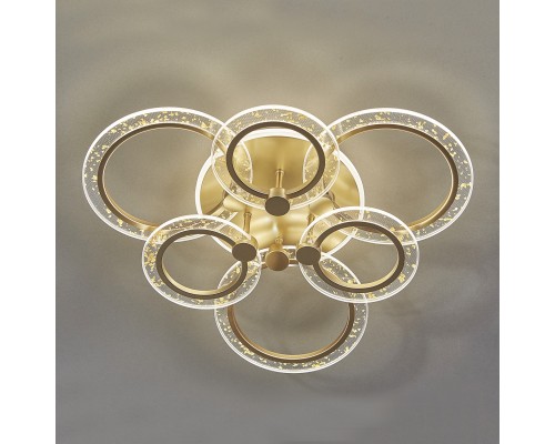 Потолочный светильник Escada 10225/6 LED*97W BL Gold