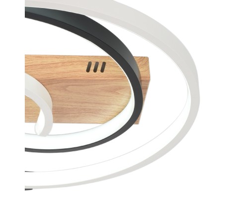 Потолочный светильник Escada 10265/1 LED*67W Black/Wood