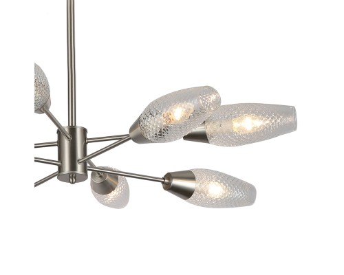 Светильник на штанге Escada 10165/8PL E14*60W Nickel