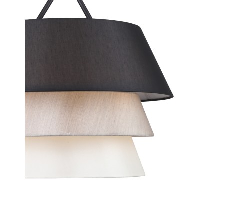 Подвесной светильник Escada 10187/3S E27*60W Black/Beige/White