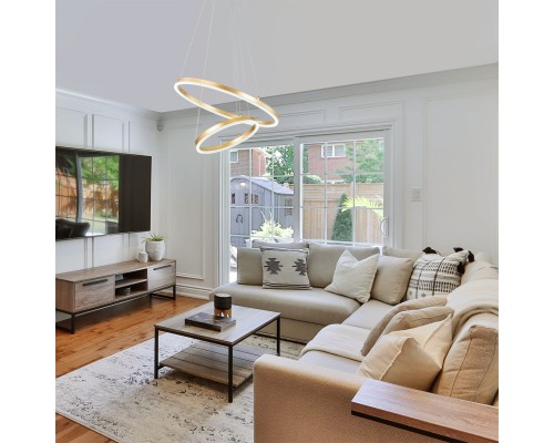 Подвесной светильник Escada 10254/2 LED*66W Gold APP