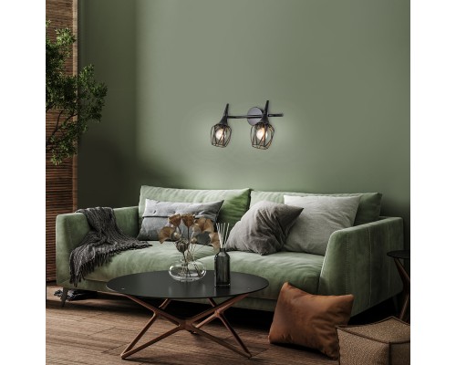 Настенно-потолочный свет Escada 1120/2A E14*40W Black