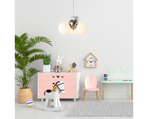 Подвесной светильник Escada 1102/3S G9*40W White/Gold