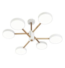 Потолочный светильник Escada 10236/6 LED*96W White/Wooden