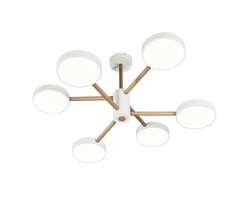 Потолочный светильник Escada 10236/6 LED*96W White/Wooden