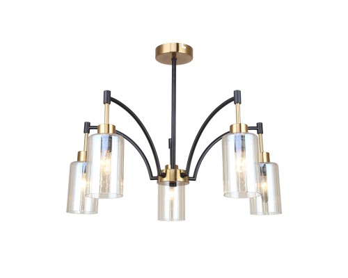 Светильник на штанге Escada 1166/5P E14*40W Brass/Black