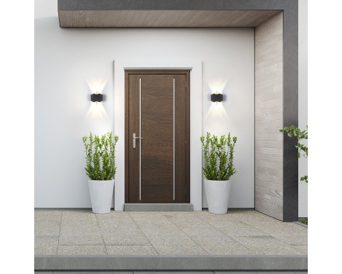 Настенный светильник Escada 30004W/01 LED*4W IP54 Black