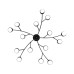 Потолочный светильник 120009/15C GX53*15W Black