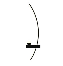 Настенный светильник Escada 10220/2 LED*15W Black R