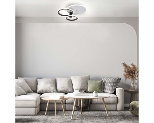 Потолочный светильник Escada 10213/2 LED*33+23W White/Black