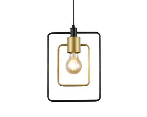 Подвесной светильник Escada 1165/1S E27*40W Black/Gold