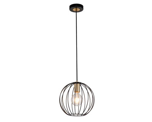 Подвесной светильник Escada 10176/1S E27*60W Black/Brass