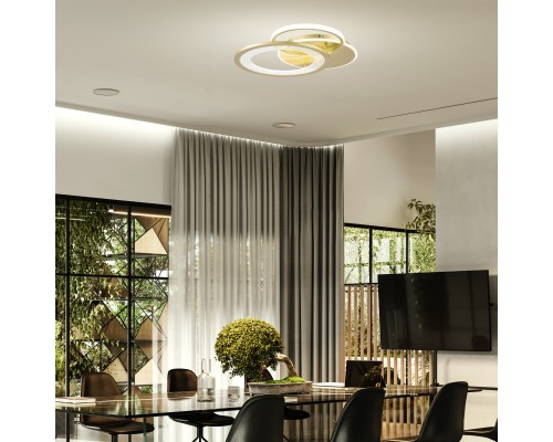 Потолочный светильник Escada 10248/3 LED*73W Gold