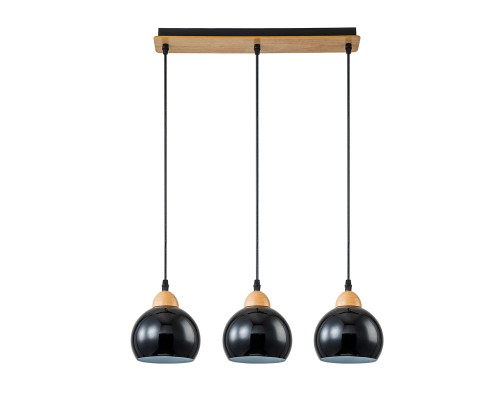 Подвесной светильник Escada 10178/3S E27*40W Black/Wood