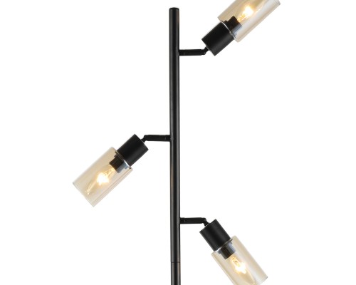 Напольный светильник Escada 10172/T E14*40W Black/Amber