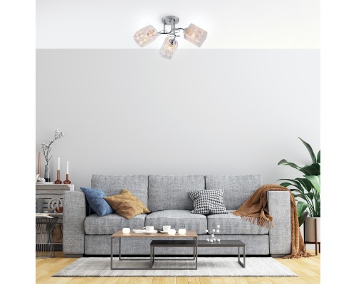 Потолочный светильник Escada 1106/3PL E27*40W Chrome