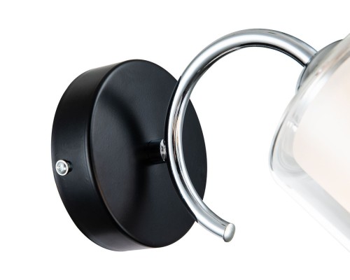 Настенный светильник Escada 1170/1A E27*60W Chrome/Black