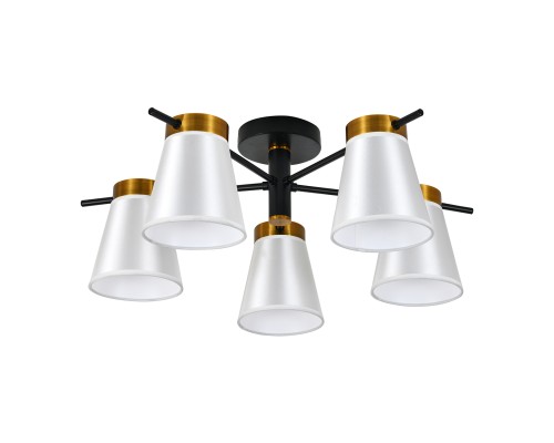 Светильник на штанге 120005/5R E14*40W Black/Gold