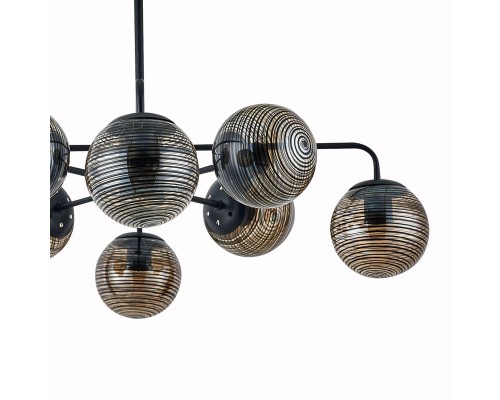 Светильник на штанге Escada 646/8P E27*60W Black