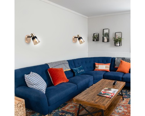 Настенный светильник Escada 684/1A E14*40W Black/Gold