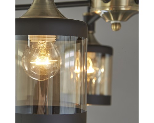 Потолочный светильник Escada 599/5P E27*60W Antique brass/Black