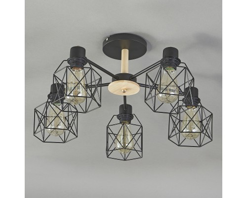 Потолочный светильник Escada 508/5PL E27*60W Black