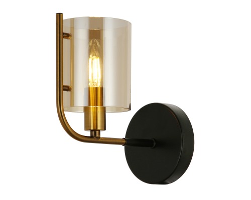 Настенный светильник Escada 671/1A E14*40W Black/Gold