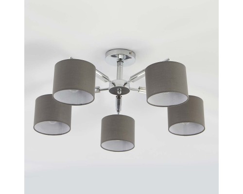 Потолочный светильник Escada 700/5P E27*60W Chrome/Grey
