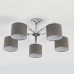 Потолочный светильник Escada 700/5P E27*60W Chrome/Grey