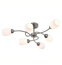 Светильник на штанге 150007/6R E27*60W Satin nickel