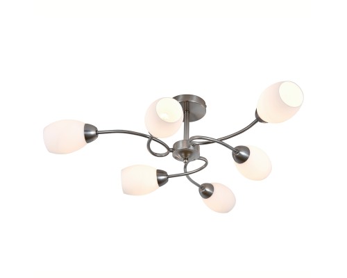 Светильник на штанге 150007/6R E27*60W Satin nickel