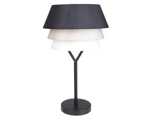 Настольный светильник Escada 10187/T E27*60W Black/Beige/White