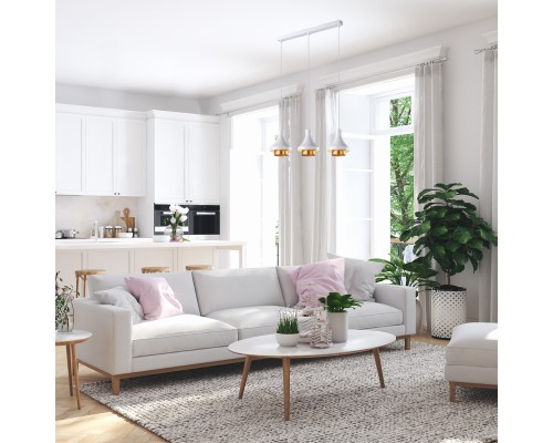 Подвесной светильник Escada 1147/3S E27*60W White