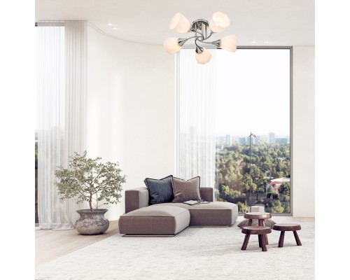 Потолочный светильник Escada 664/5P E27*40W Chrome