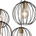 Подвесной светильник Escada 10176/6 E27*60W Black/Brass