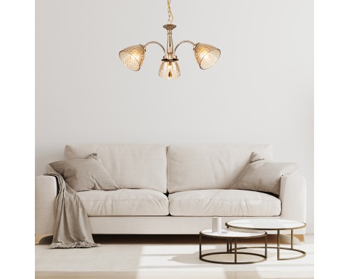 Подвесной светильник Escada 658/3PL E27*40W Gold