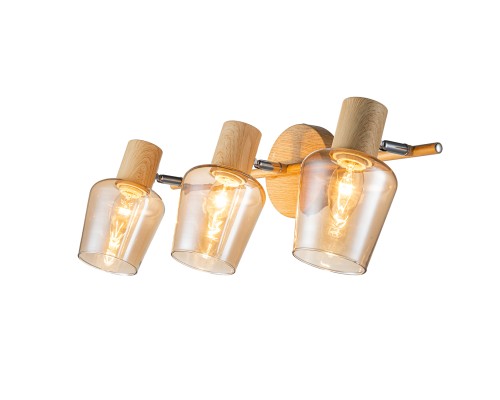 Настенно-потолочный свет Escada 691/3P E14*40W Wood