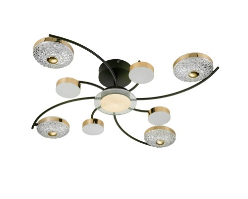 Потолочный светильник Escada 10208/8 LED*110W Black/Gold