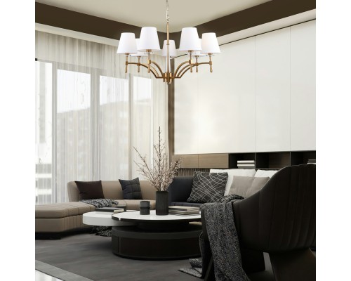 Подвесной светильник Escada 10163/7PL E14*40W Brass