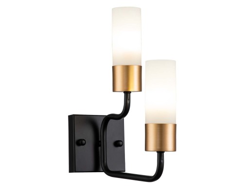 Настенный светильник Escada 2108/2A E14*40W Black/Gold