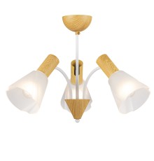 Светильник на штанге Escada 1131/3P E14*40W White/Wood