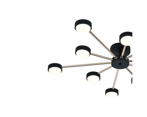 Светильник на штанге 120008/10R GX53*15W Black/Gold