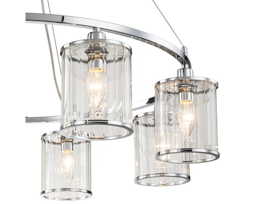 Подвесной светильник 13022/8P Chrome