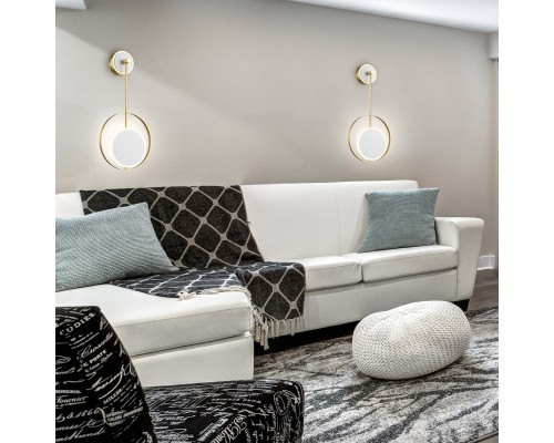 Настенный светильник Escada 10206/SG LED*7W White/Gold