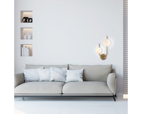 Настенный светильник Escada 642/2A G9*40W Brass